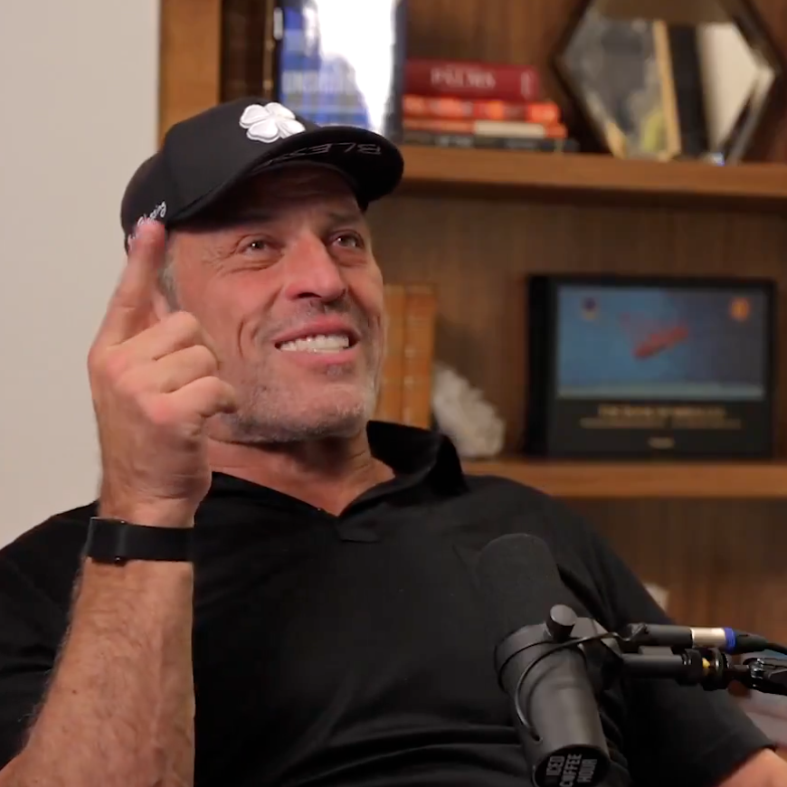 Tony Robbins argues that tithing has helped him build his wealth.