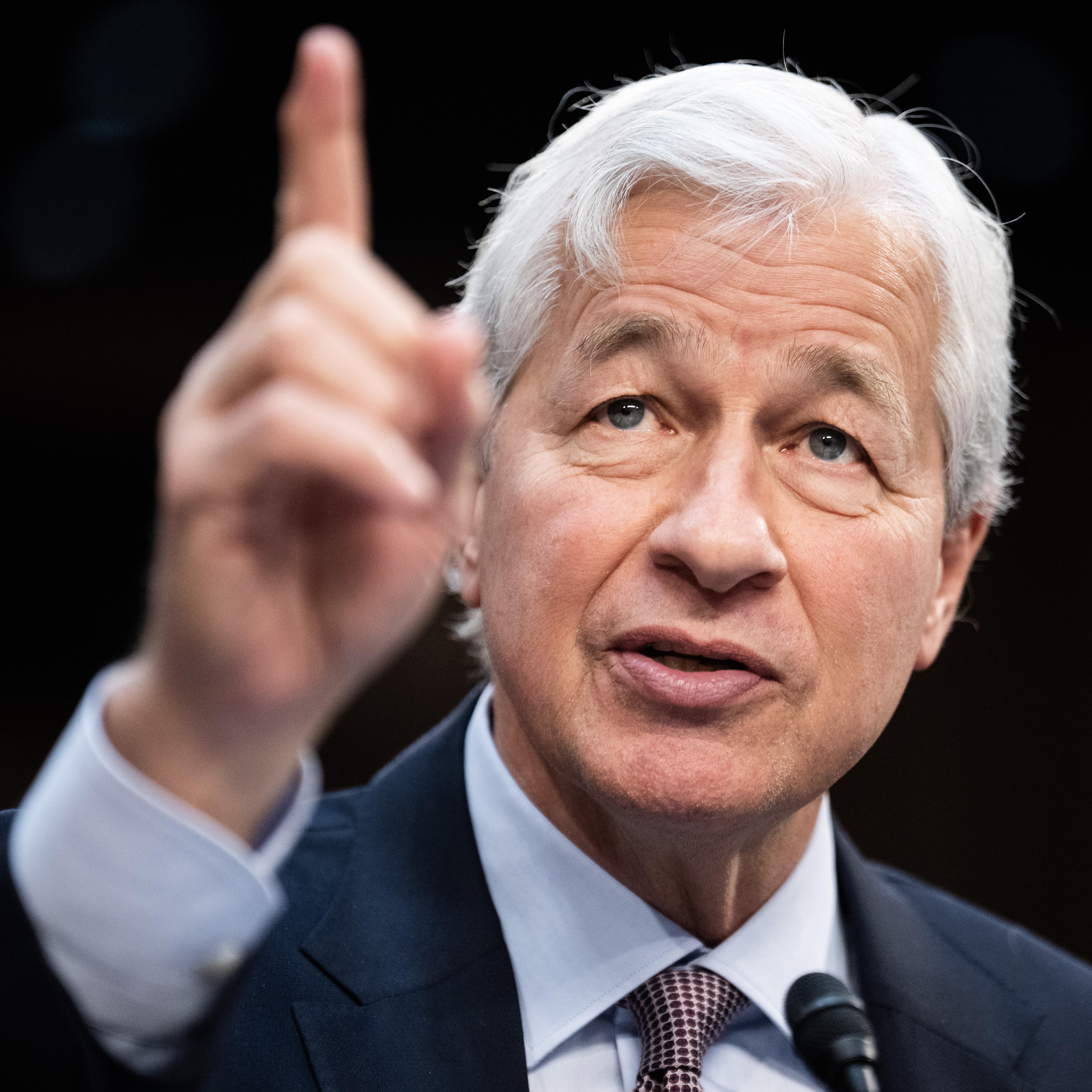 JPMorgan Chase CEO Jamie Dimon, seen here at the Senate Banking, Housing, and Urban Affairs Committee, recently warned of a coming bond crisis.