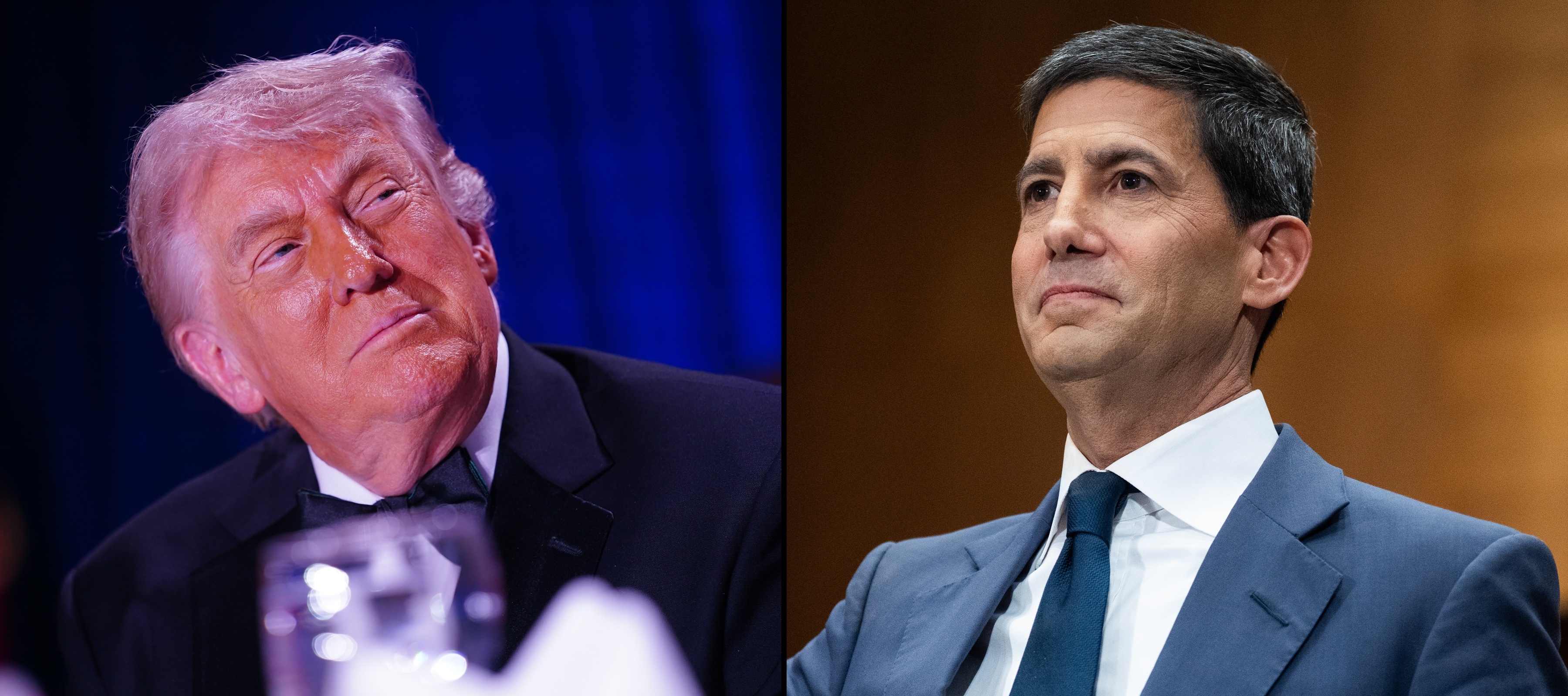 President Donald Trump and Kevin Warsh, nominee for chairman of the Federal Reserve.