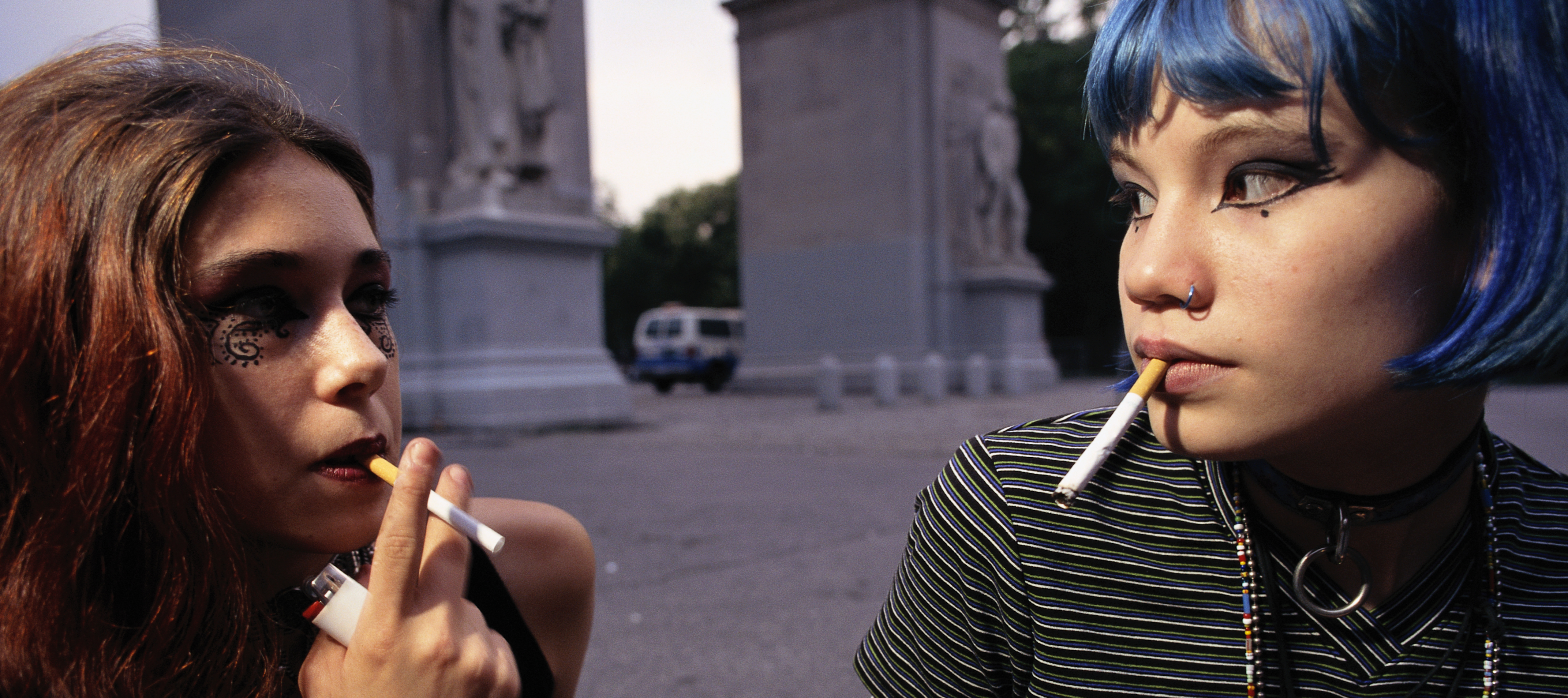 Smoking cigarettes can compromise your health in the future. But if you don't feel like you have a future, who cares?