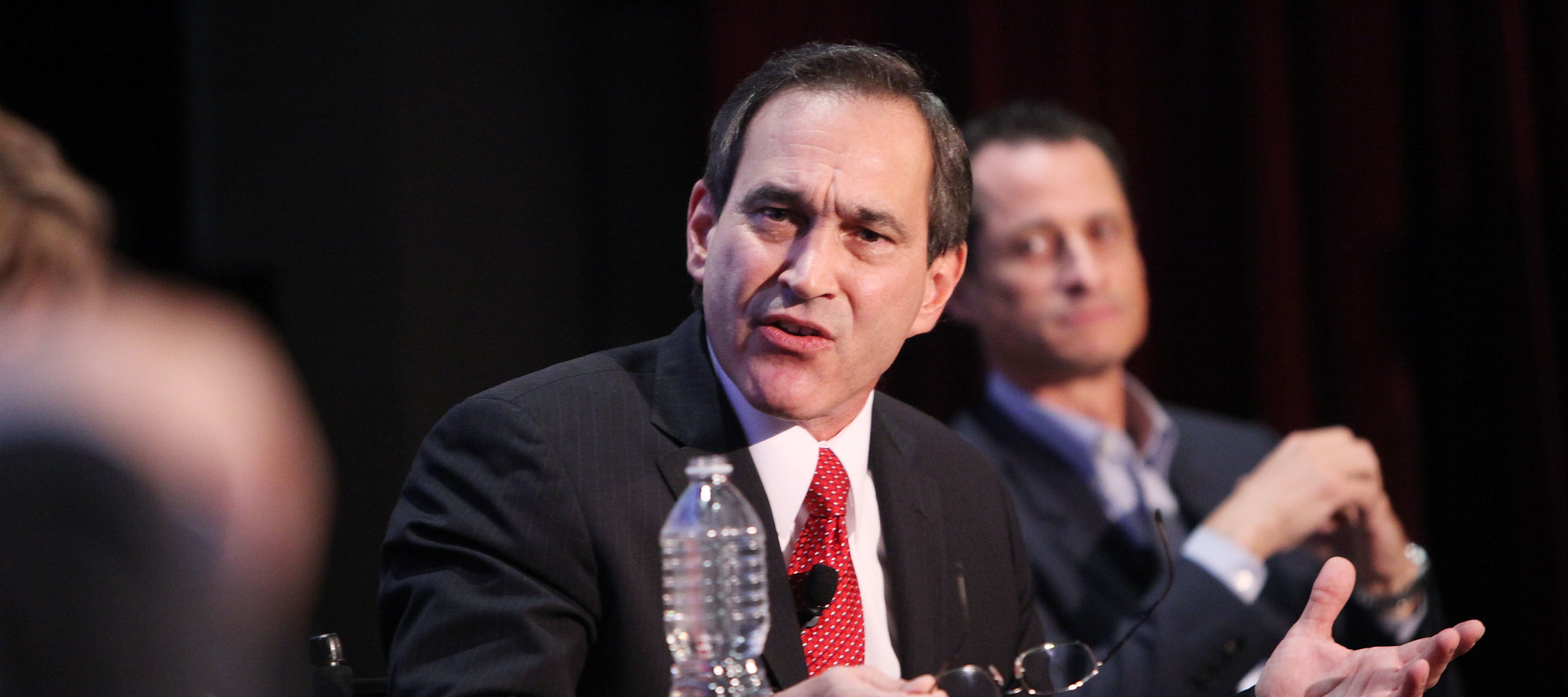 CNBC's Rick Santelli speaks at a panel discussion at the New Yorker Festival at DGA Theater.