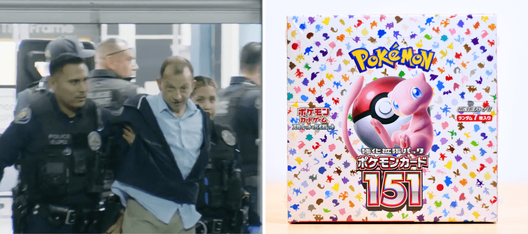 Man getting booked for allegedly breaking into Best Buy for Pokémon cards