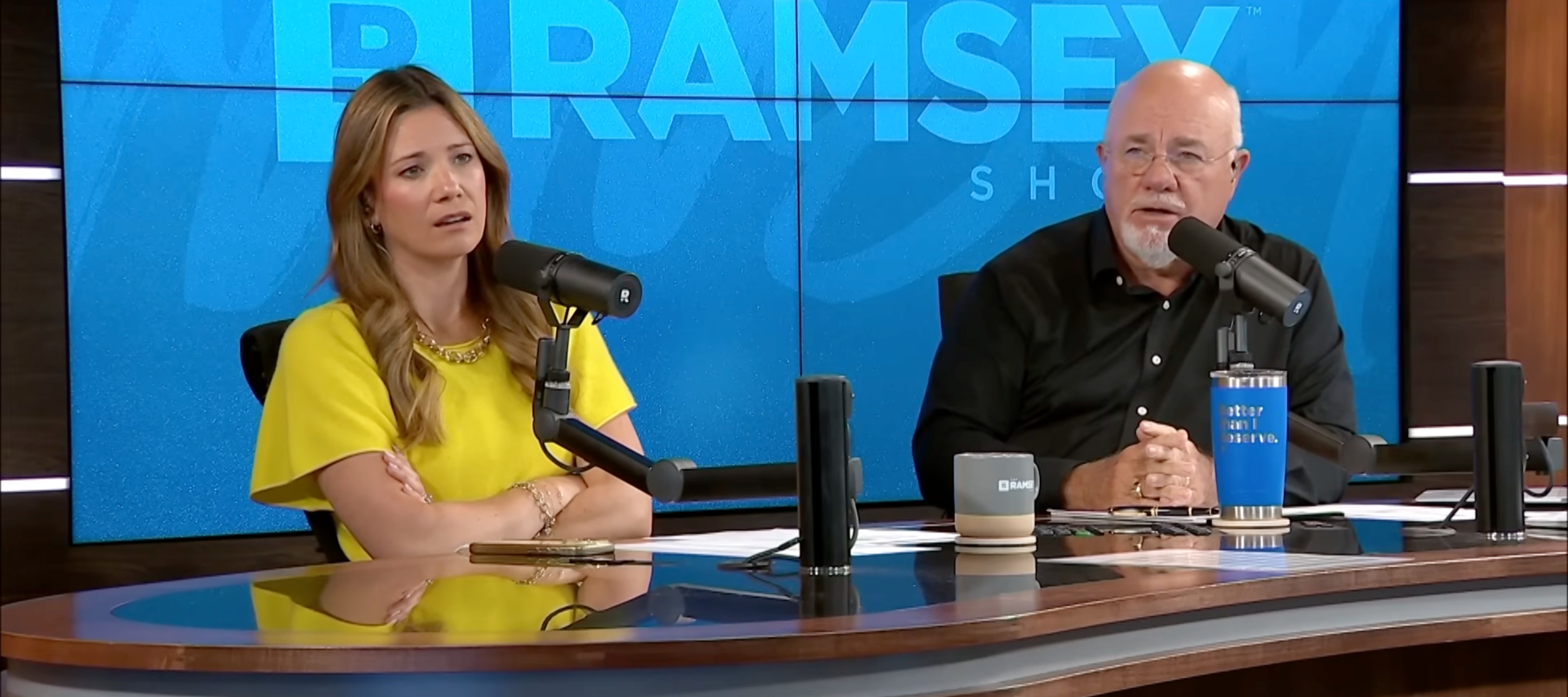 Rachel Cruze and Dave Ramsey offer advice to a caller from Oklahoma City.