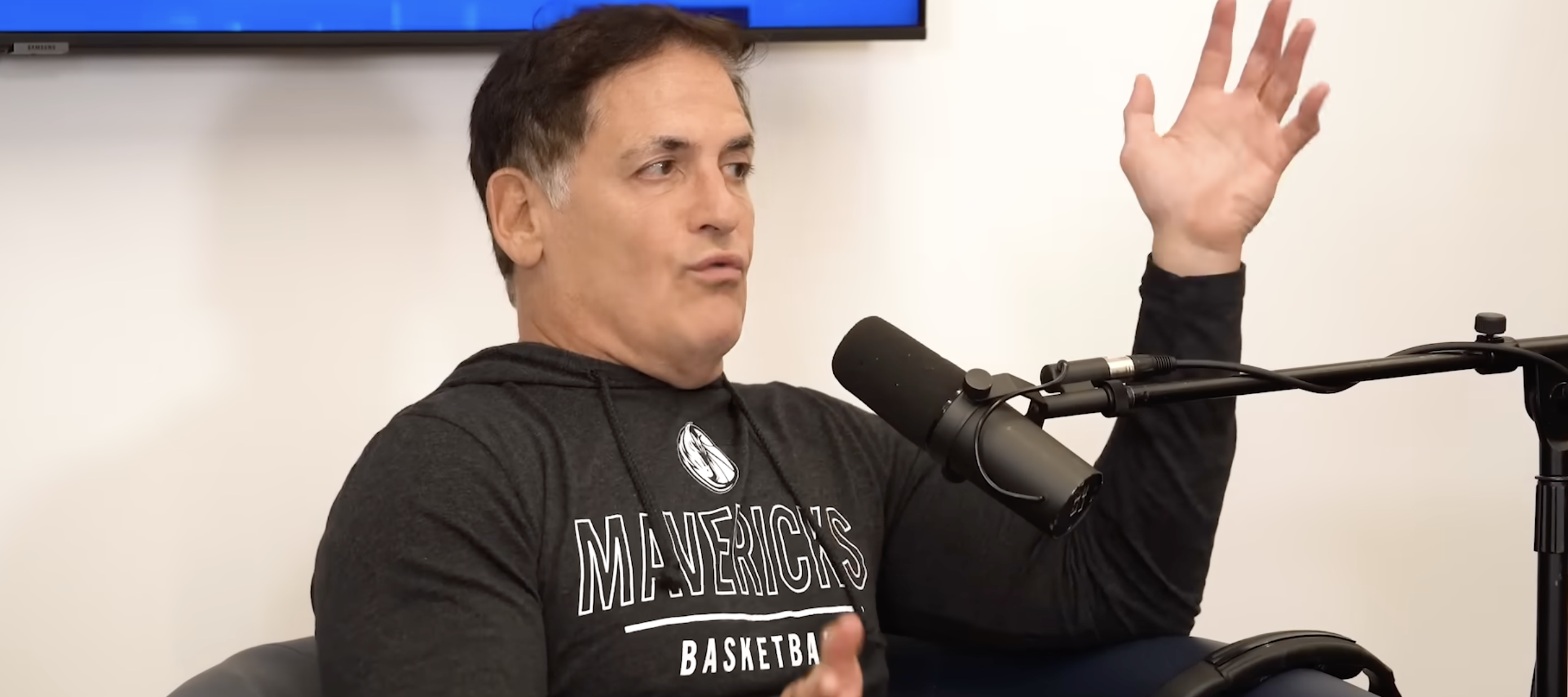 Mark Cuban speaking on the IMPAULSIVE podcast with hosts.
