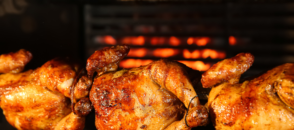 Photo of rotisserie chickens