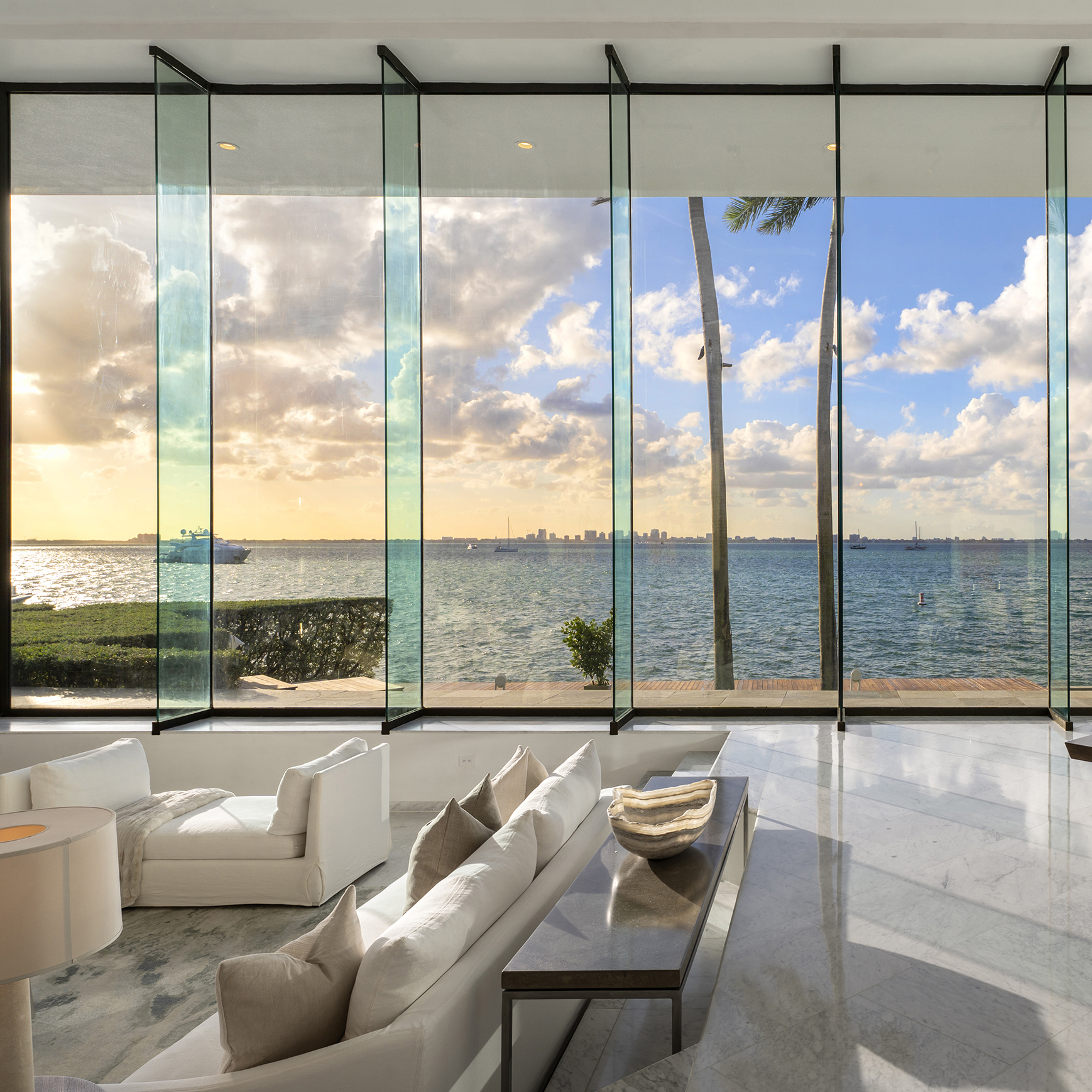 Iconic view from 485 W Matheson Dr in Key Biscayne, FL.
