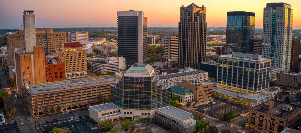 A view of Birmingham, Alabama