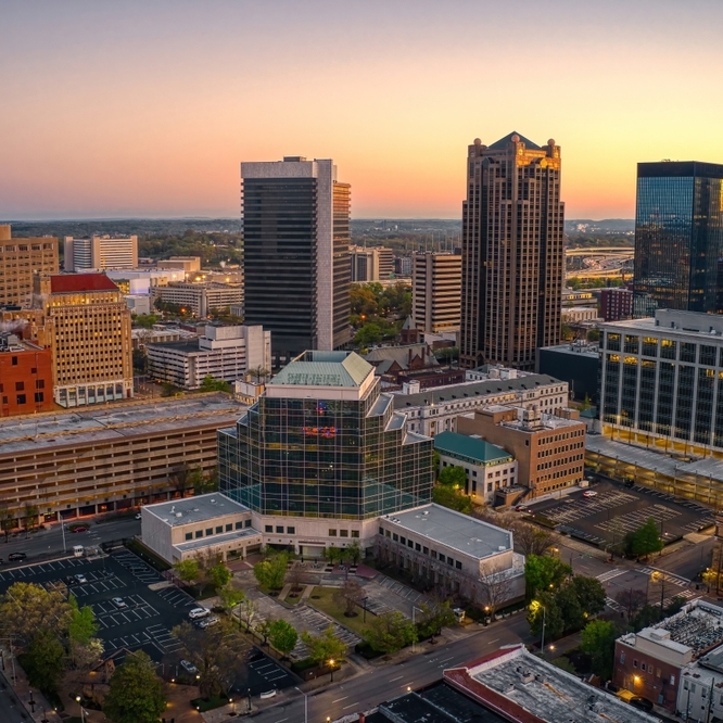 A view of Birmingham, Alabama