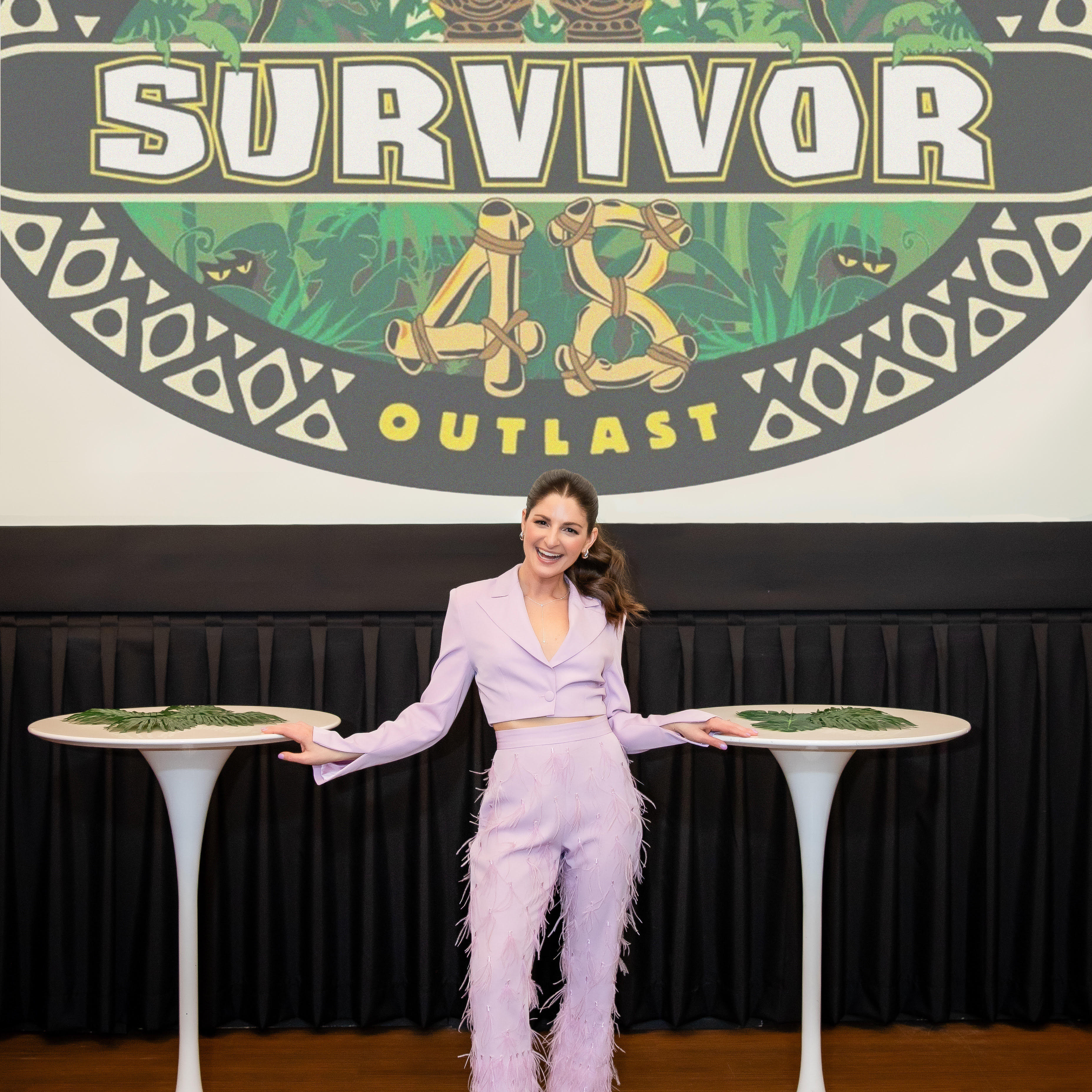 Bianca Roses during the premiere of Survivor 48.