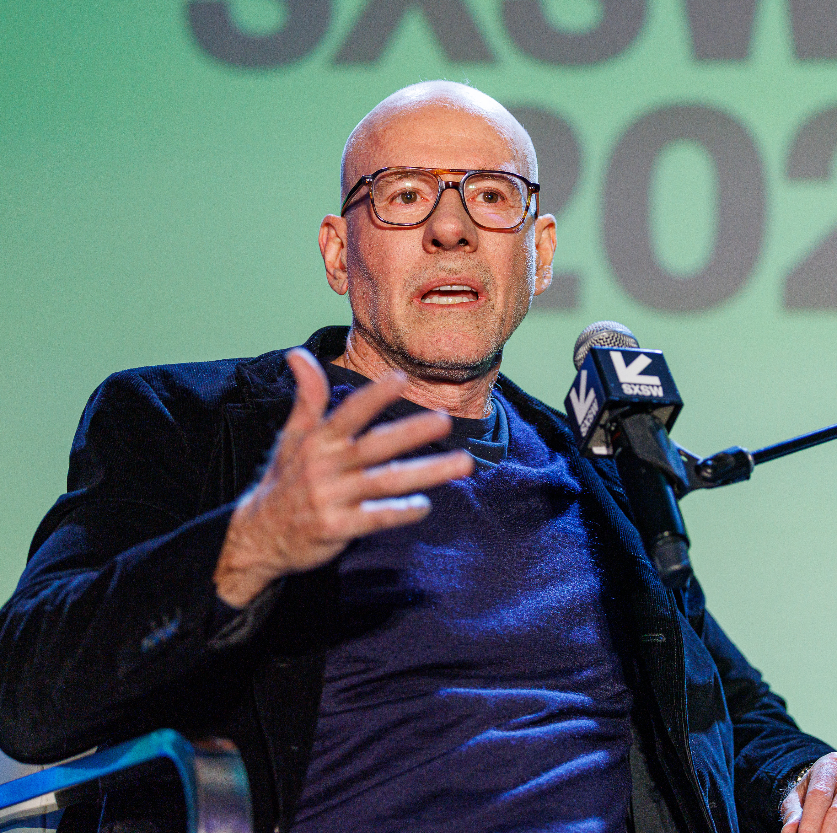 Scott Galloway speaks at an event.