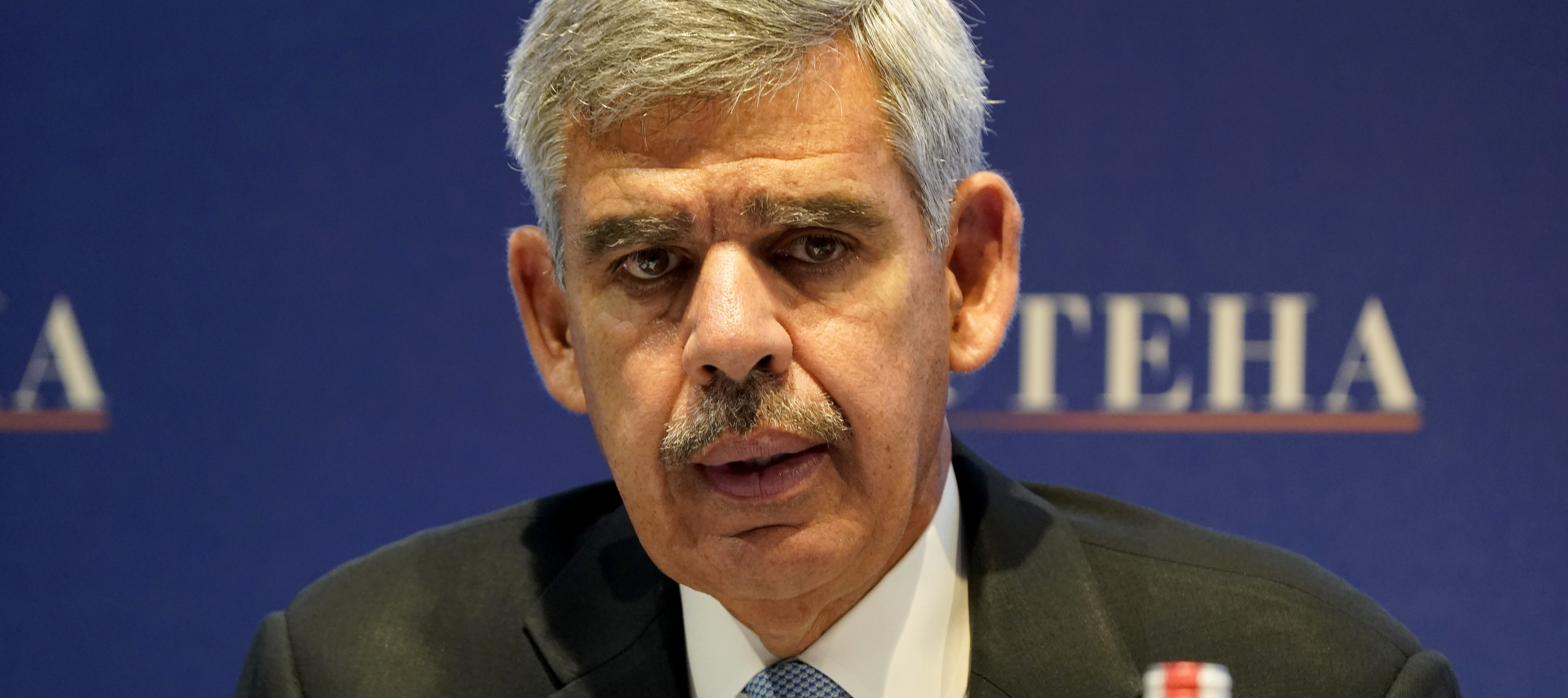 Mohamed Aly El-Erian attends a 2023 event in Italy.