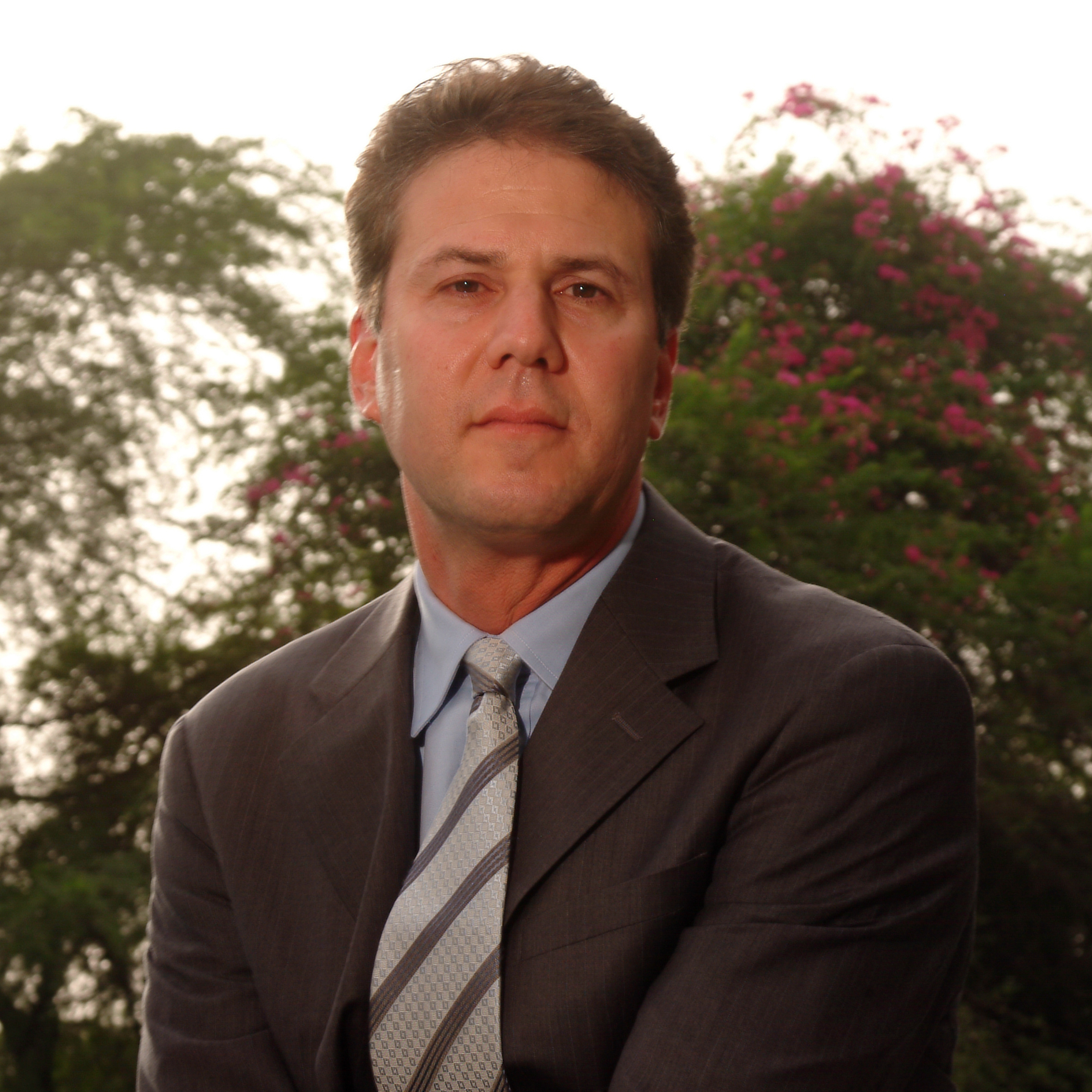Kenneth Tuchman, chairman and chief executive officer TTEC Holdings, Inc., poses at outdoor location.