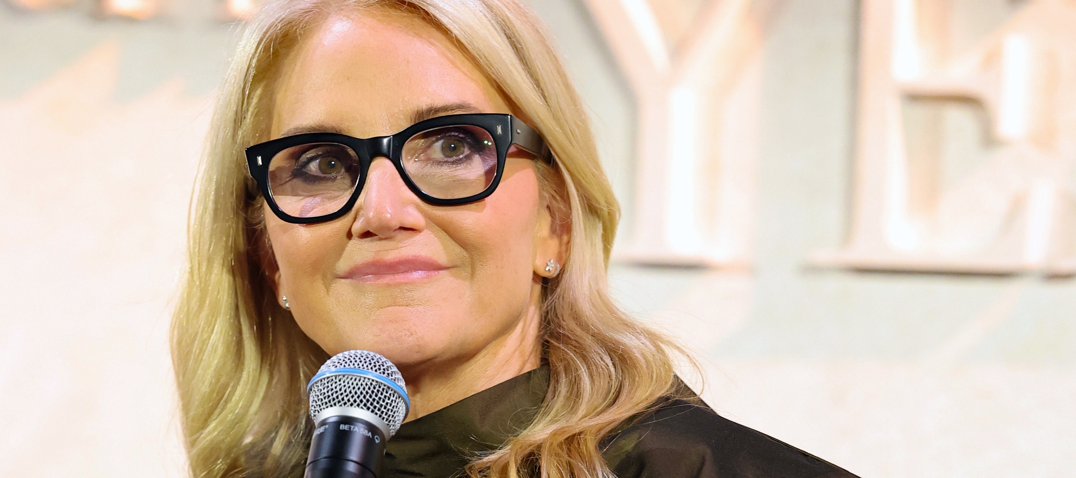 Mel Robbins, seen here at the 2026 TIME Women of the Year Leadership Forum, has responded to backlash on her sponsored Instagram post.