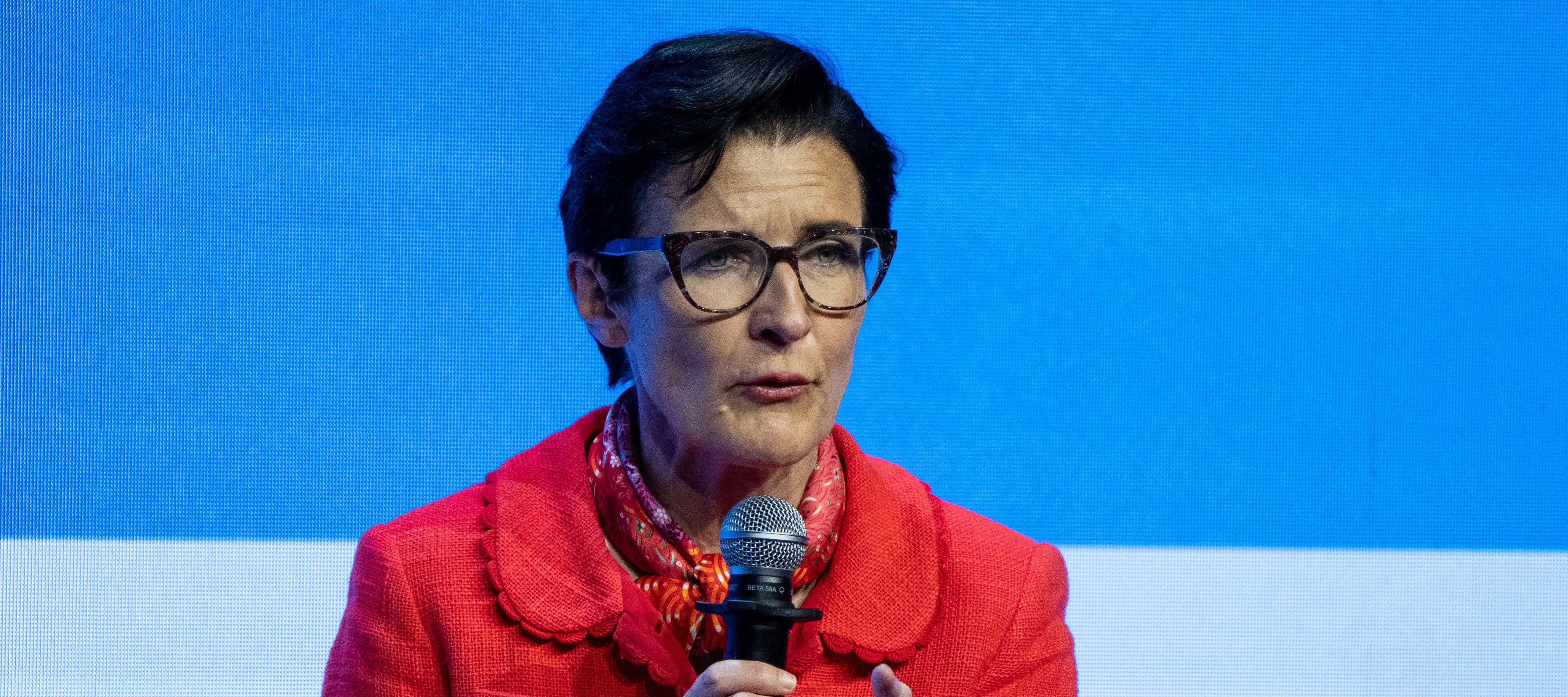 CEO of Citi, Jane Fraser during the panel on Tech and finance.