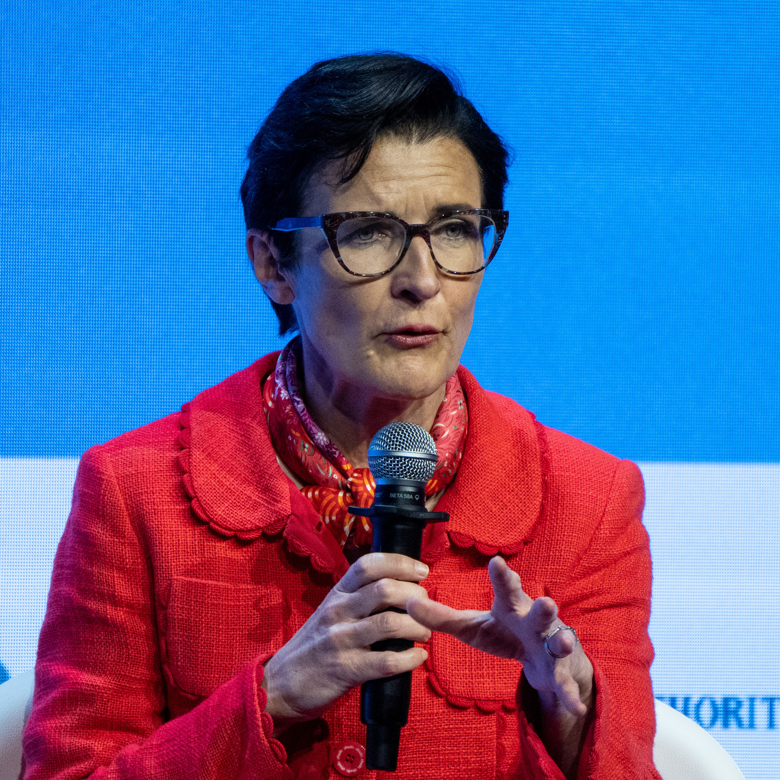 CEO of Citi, Jane Fraser during the panel on Tech and finance.