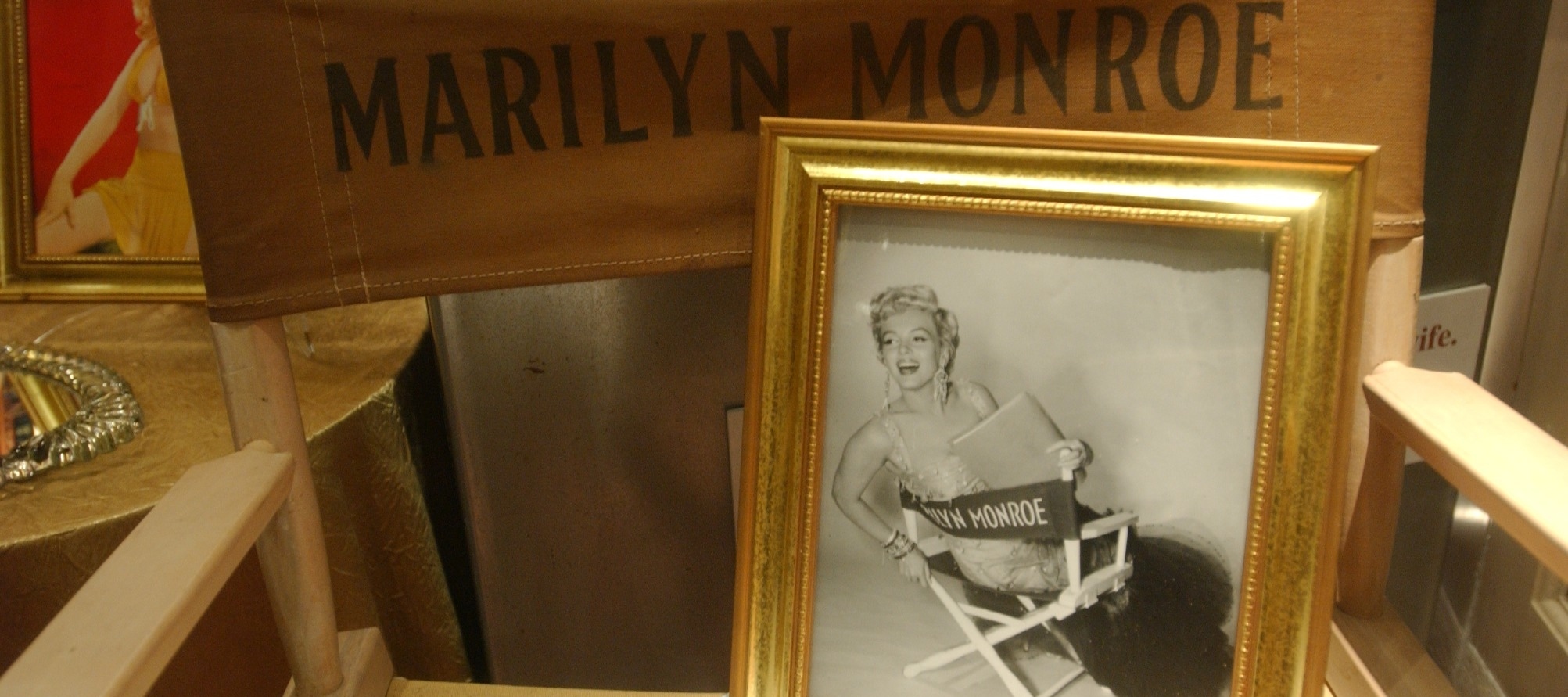 Marilyn Monroe memoribilia at the Hollywood Museum