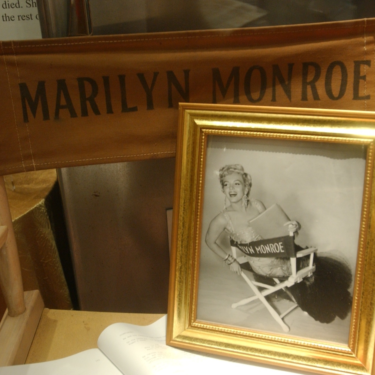 Marilyn Monroe memoribilia at the Hollywood Museum