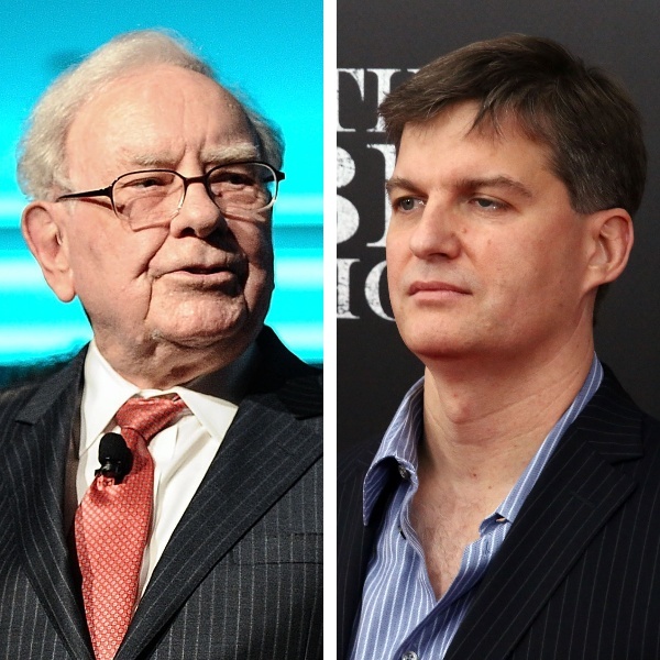 Warren Buffett and Michael Burry.