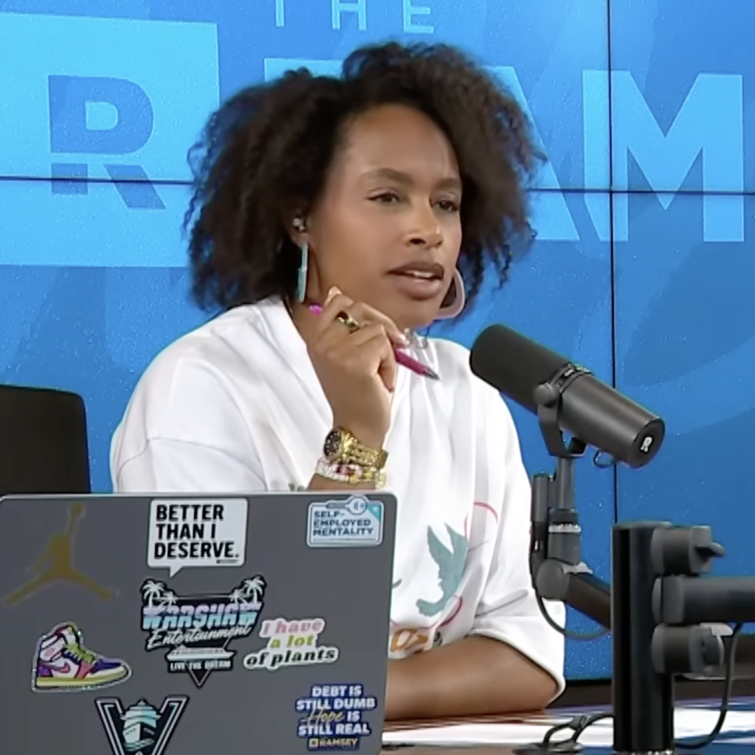 The Ramsey Show hosts Jade Warshaw and John Delony