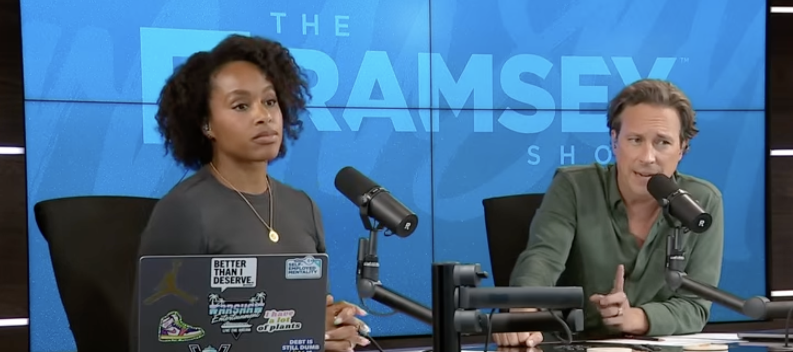 Co-hosts Jade Warshaw and Ken Coleman give advice on The Ramsey Show.