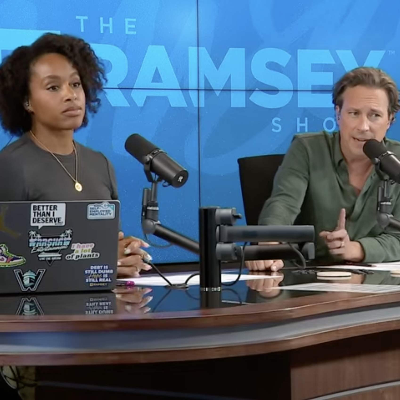Co-hosts Jade Warshaw and Ken Coleman give advice on The Ramsey Show.
