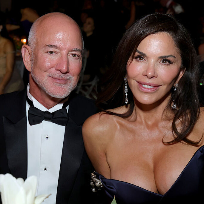Jeff Bezos and Lauren Sánchez Bezos attend the 2026 Met Gala celebrating "Costume Art" at the Metropolitan Museum of Art on May 04, 2026 in New York City. (