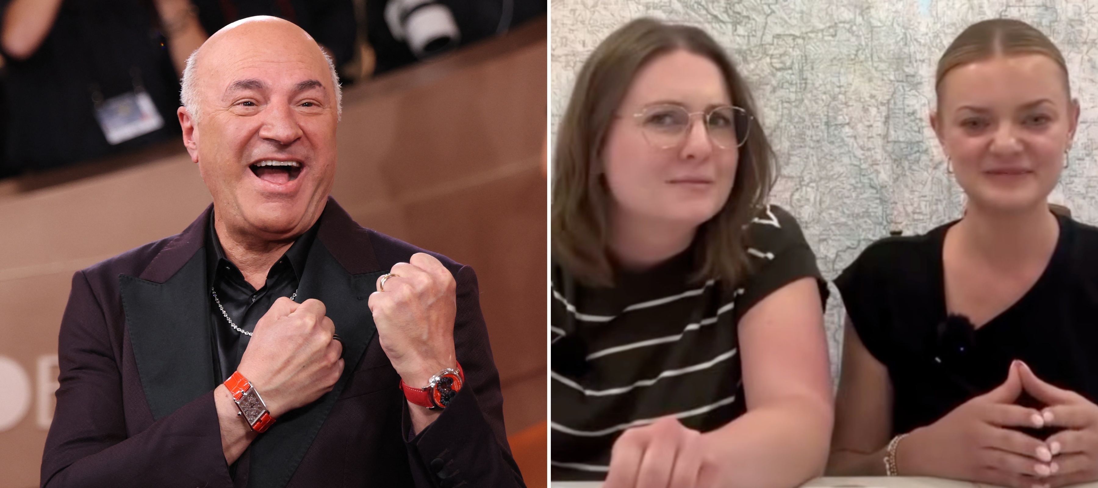 Kevin O'Leary, and the two Utah women he accused of being Chinese operatives.