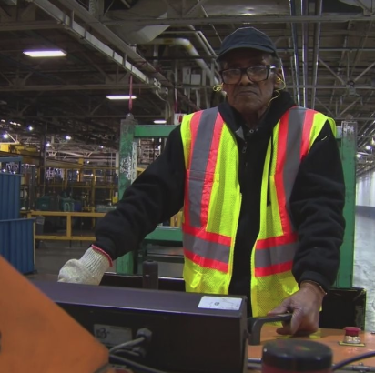 Arthur Porter, an 87-year-old Ford Motor Company employee