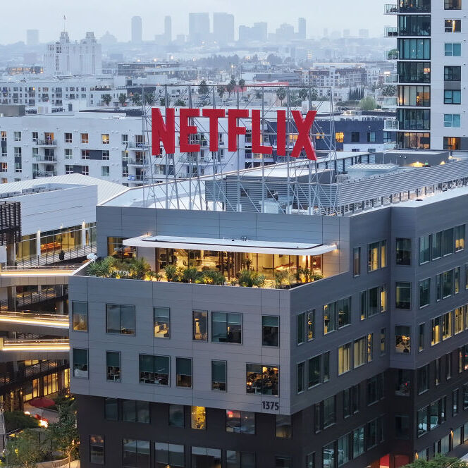 A photo of a Netflix office