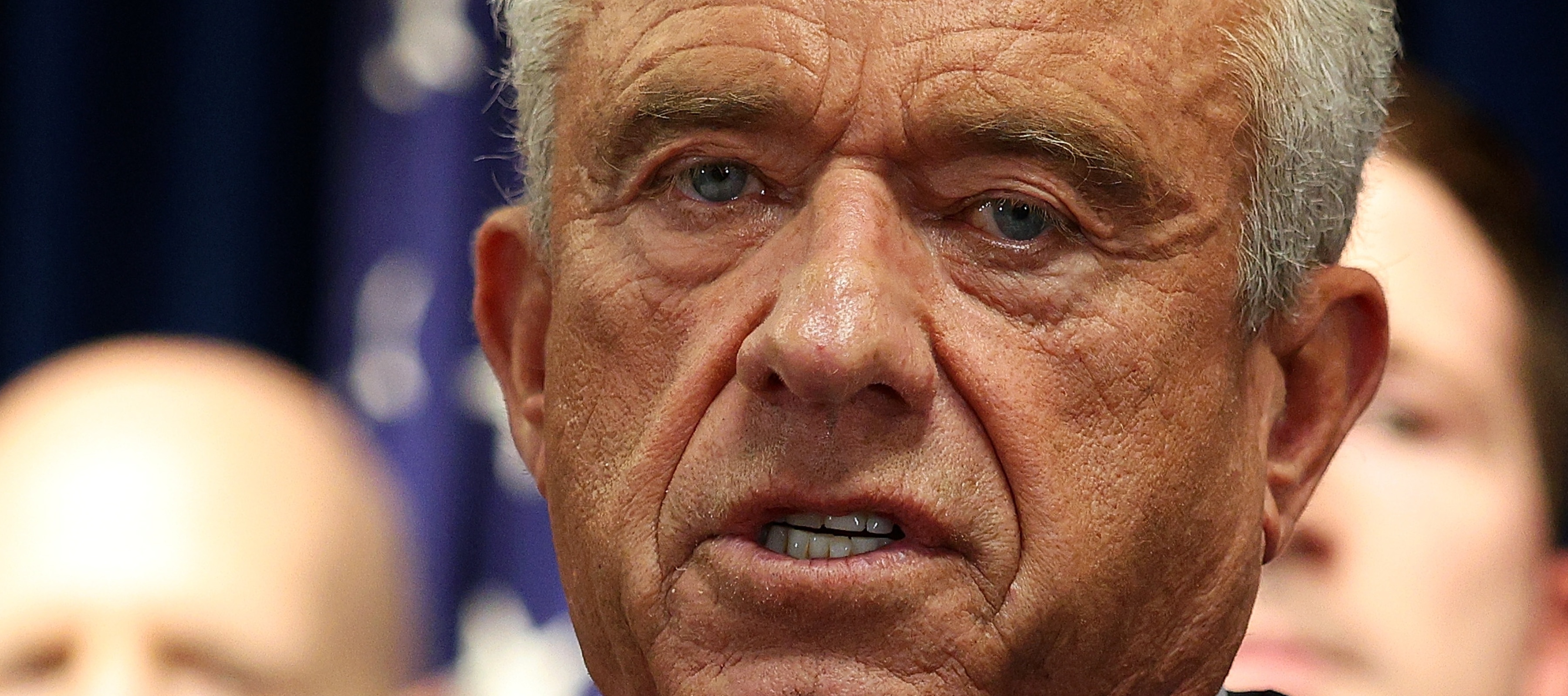 A close-up photo of RFK Jr.