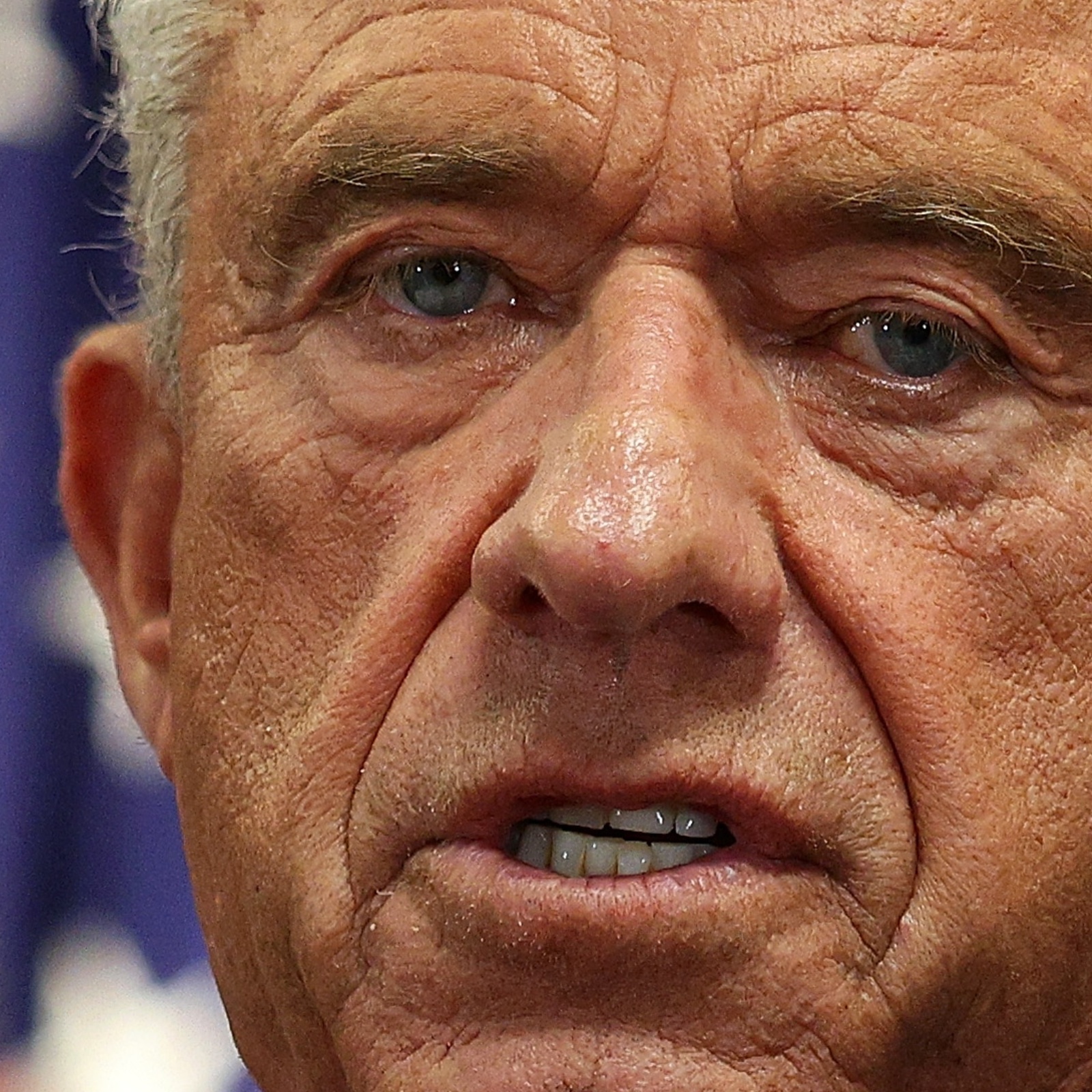 A close-up photo of RFK Jr.