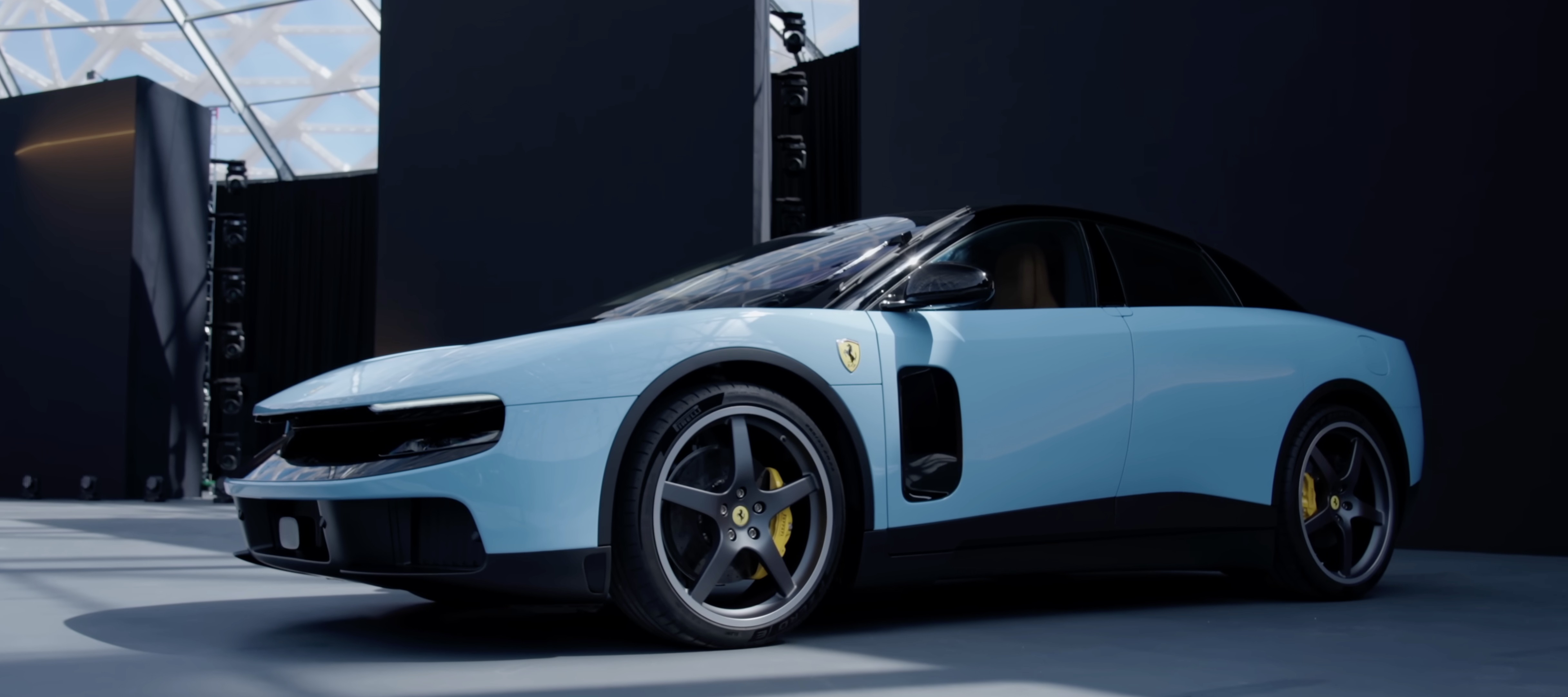 Top Gear shared a sneak peek of the new Ferrari Luce.