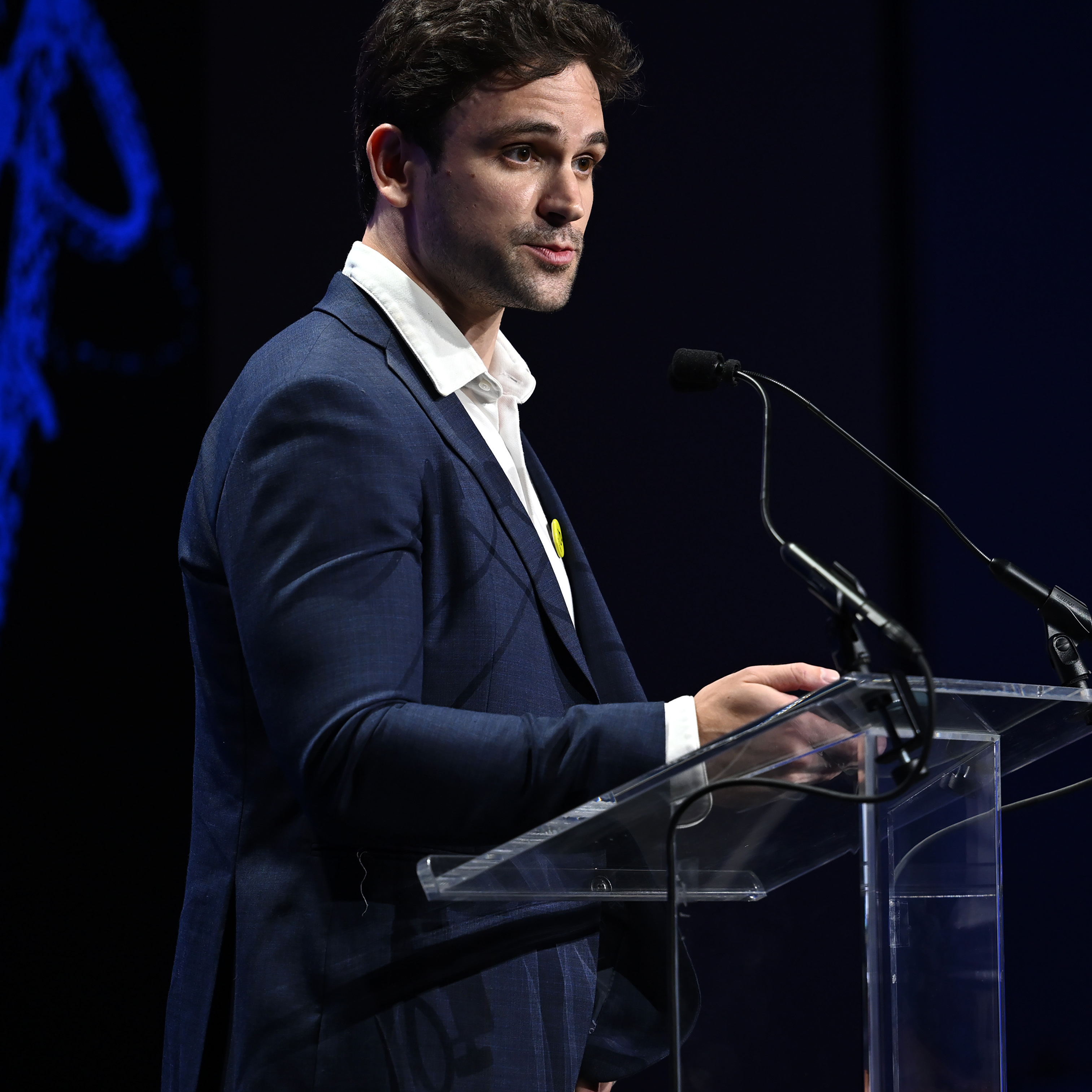 Alex Atallah speaks onstage at Pursuit's Annual Bash Gala