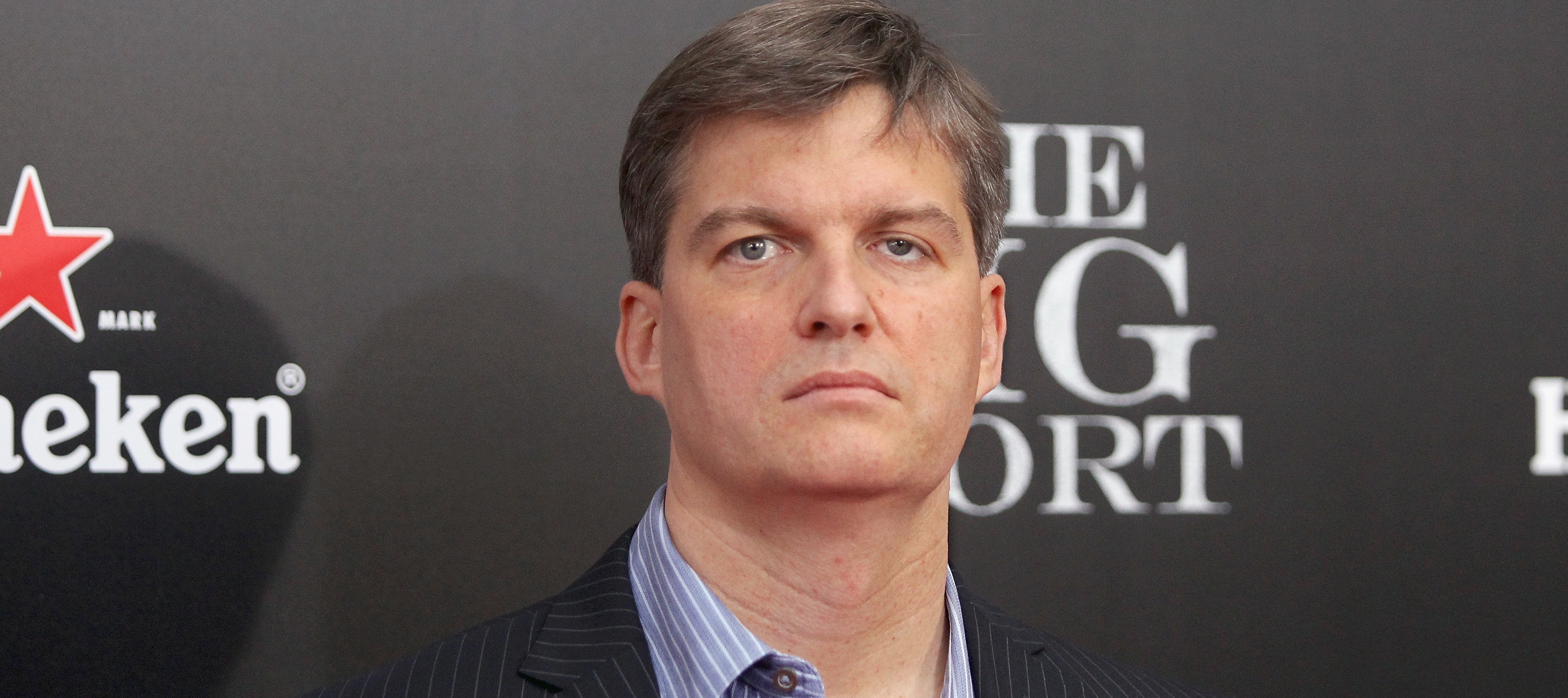 Michael Burry attends the "The Big Short" New York premiere.