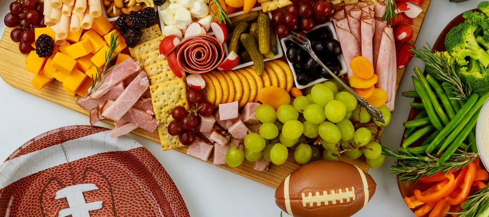 A photo of a Super Bowl deli platter