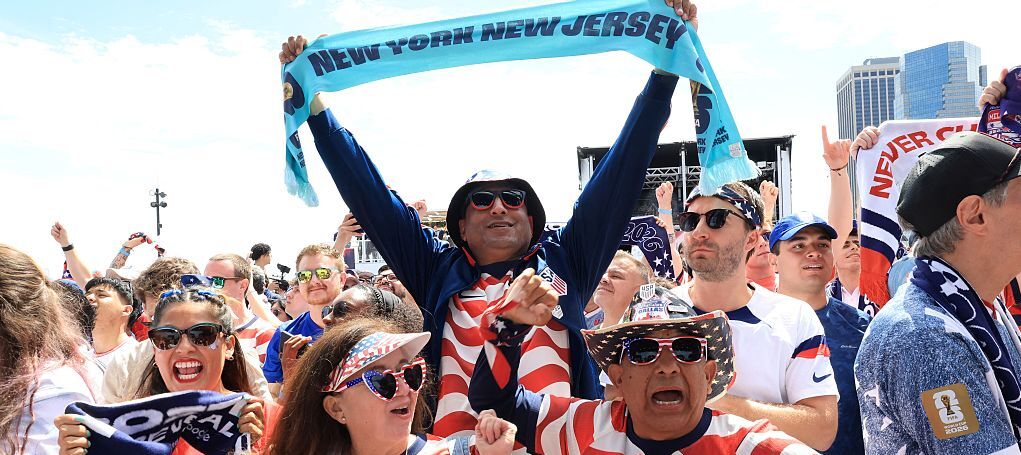 Fans attend the US Men's National Team 2026 World Cup roster announcement in New York