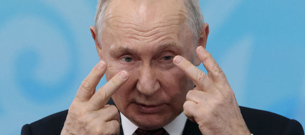 A photo of Vladimir Putin