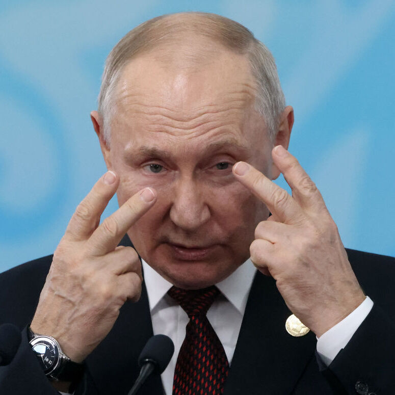 A photo of Vladimir Putin