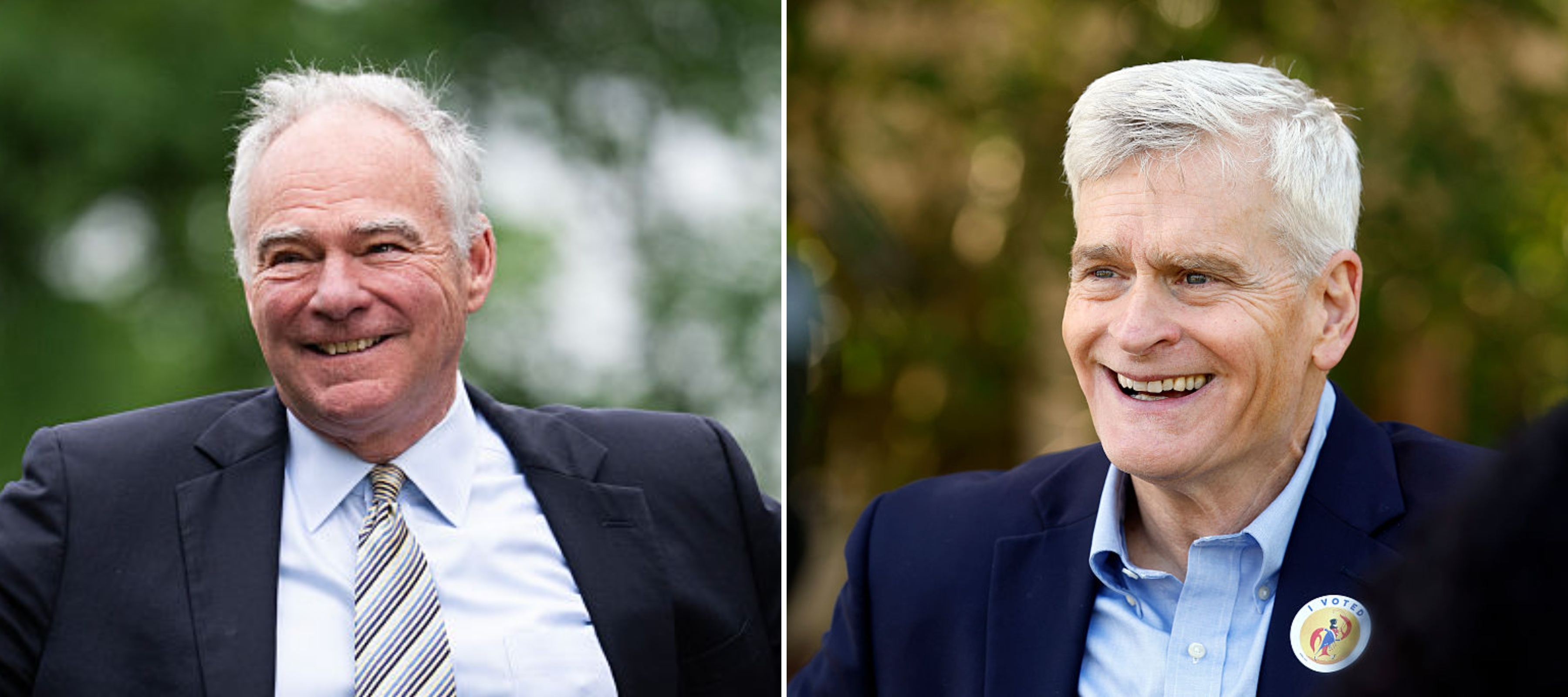A photo of Bill Cassidy and Tim Kaine