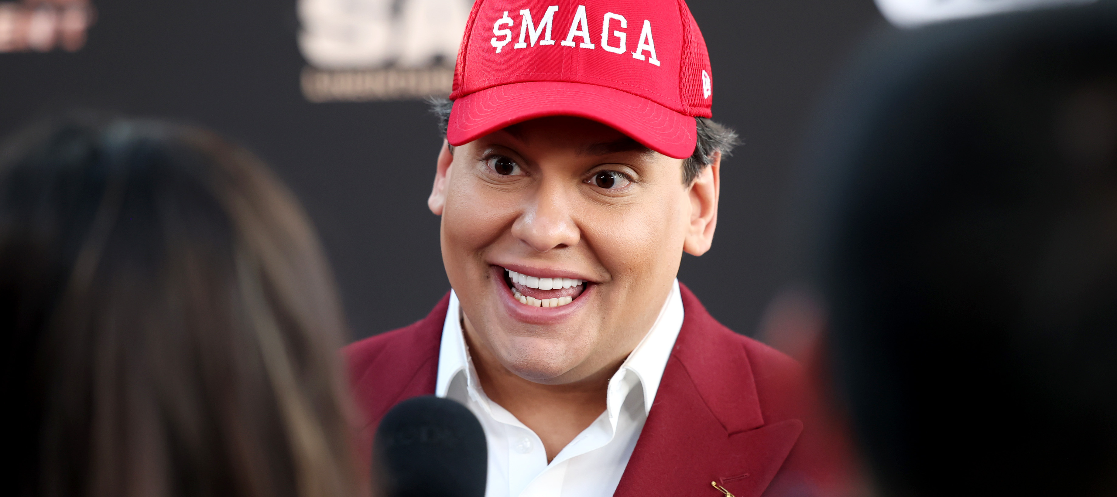 George Santos attends the world premiere of James O'Keefe's debut film "Line In The Sand."