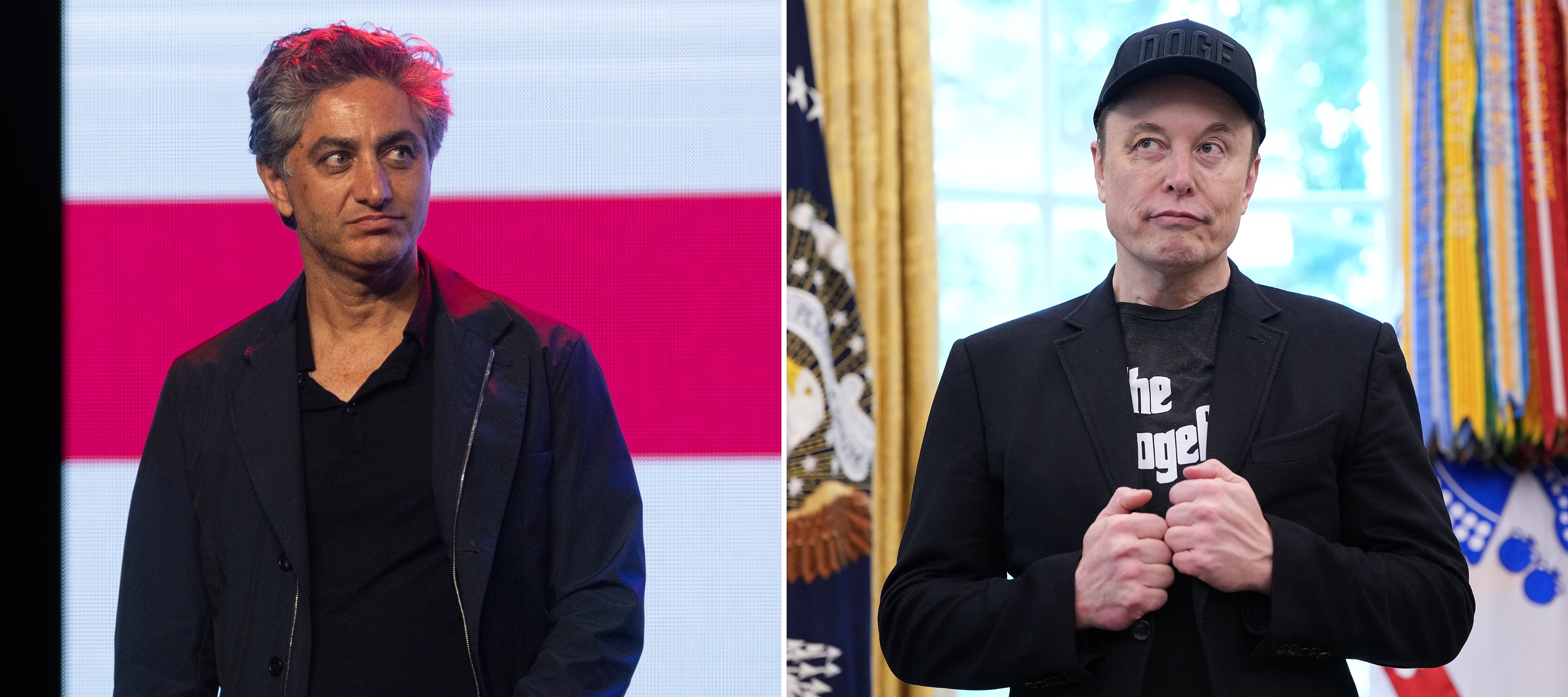 Antonio Gracias and Elon Musk.