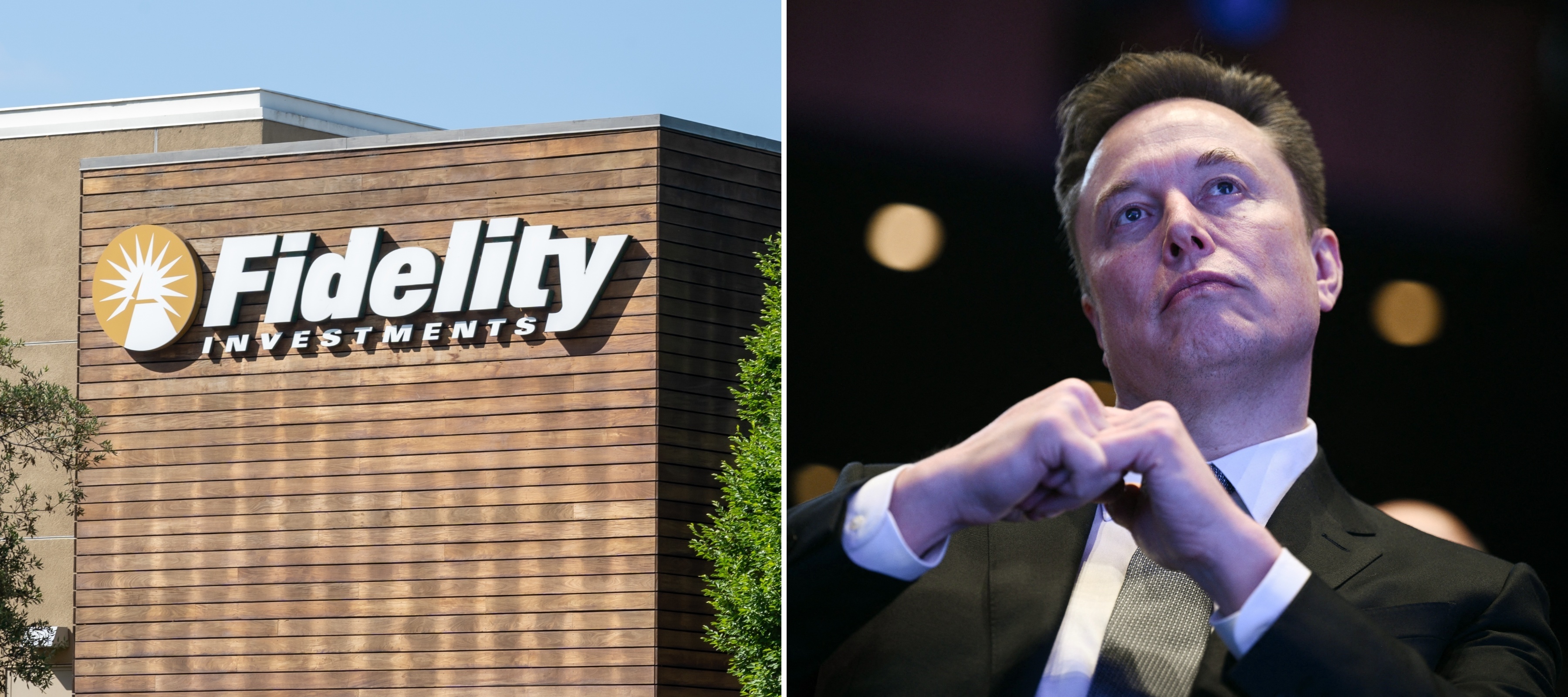 Fidelity Investments building alongside Elon Musk.