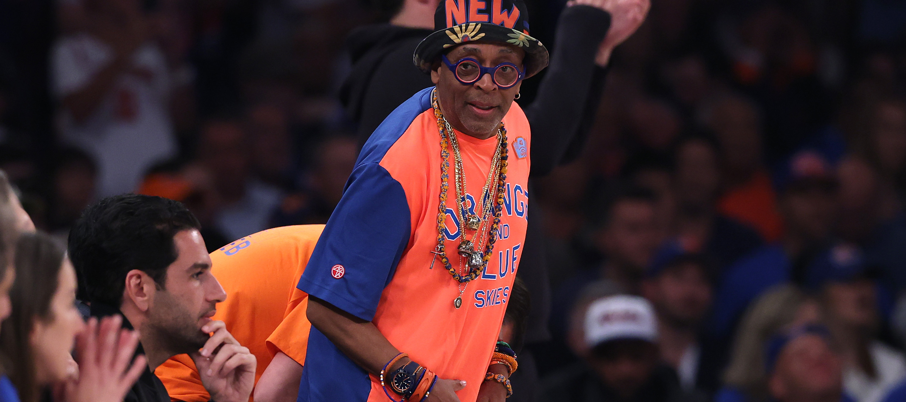 Spike Lee at Knicks game