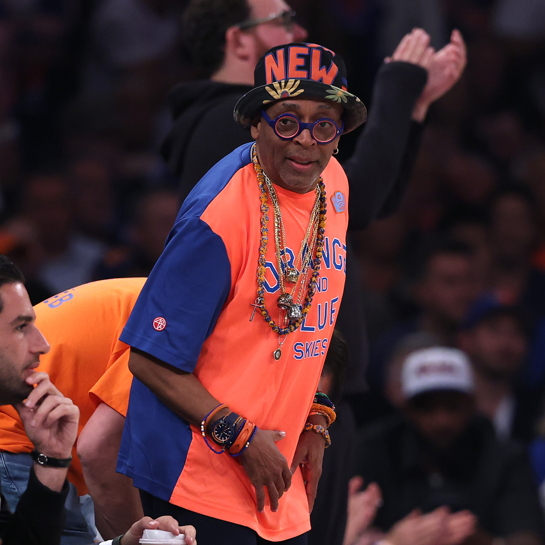 Spike Lee at Knicks game