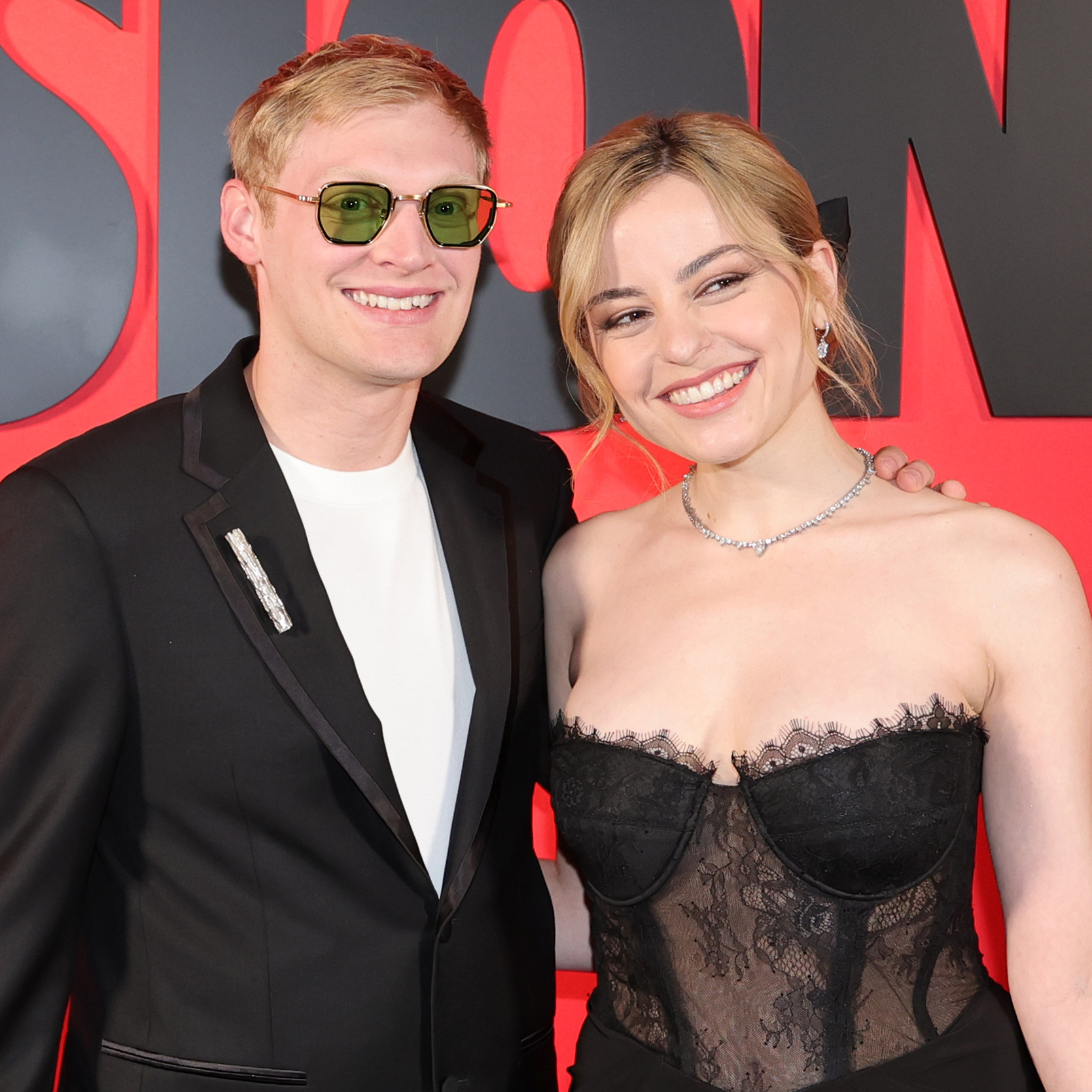 Director Curry Barker and Katie Sarife attend a Los Angeles screening of his breakout horror hit Obsession.