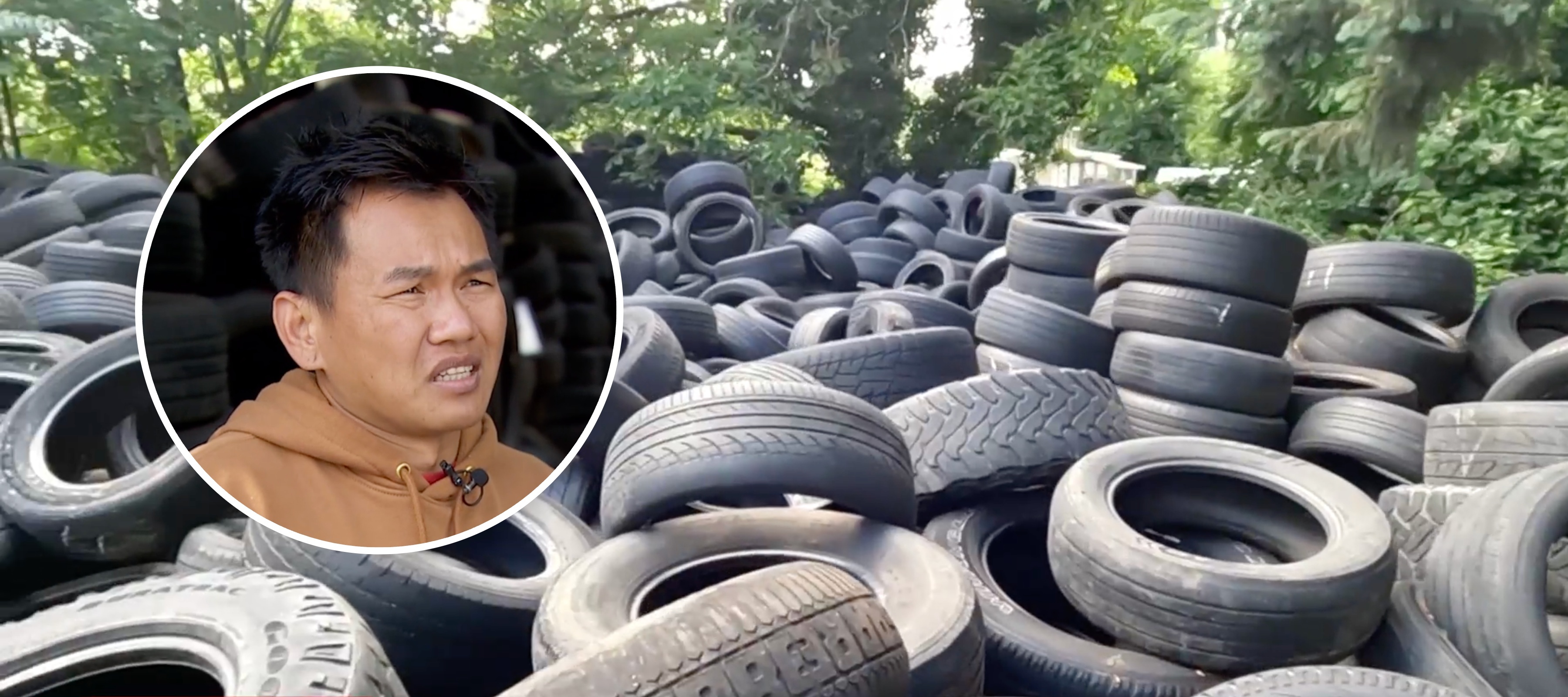 Khanh Tran and tires