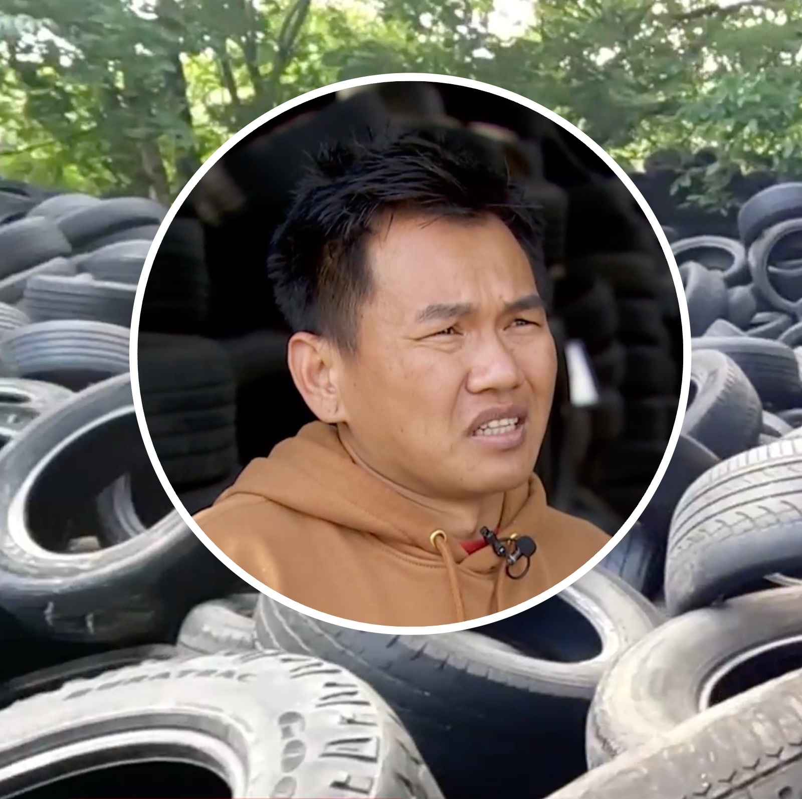 Khanh Tran and tires