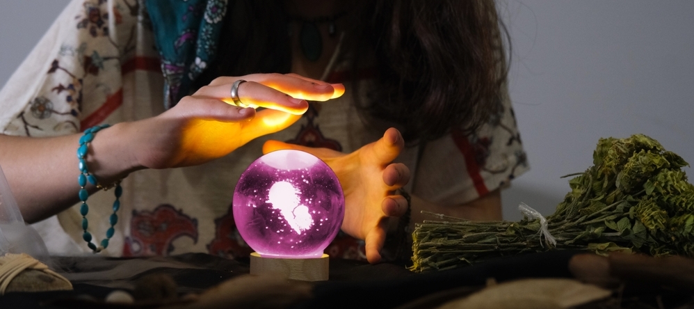 A photo of a fortune teller