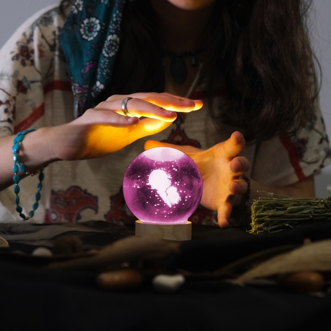 A photo of a fortune teller