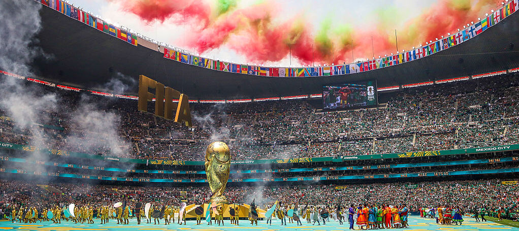 Fireworks display during the Opening Ceremony ahead of the FIFA World Cup 2026 Group A match between Mexico and South Africa